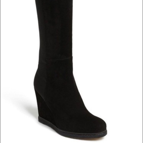 Stuart Weitzman Black Suede Boots - Picture 4 of 4